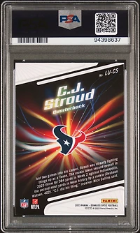 2023 Panini Donruss Optic Light It Up Lucs Cj Stroud PSA 10