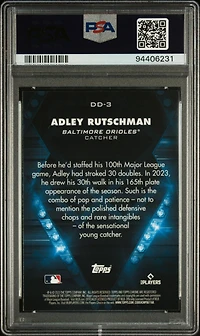 2023 Topps Chrome Update Diamond Dominance Dd3 Adley Rutschman PSA 10