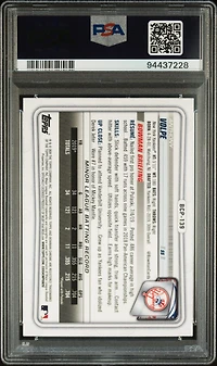 2020 Bowman Chrome Prospects Bcp139 Anthony Volpe PSA 10