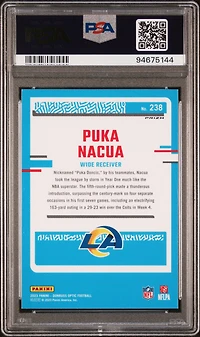 2023 Panini Donruss Optic 238 Puka Nacua Holo PSA