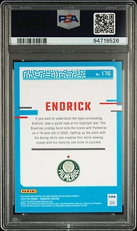 2023-24 Panini Donruss Fifa 176 Endrick PSA 10