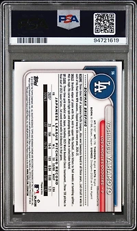 2024 Bowman Mega Box Chrome 36 Yoshinobu Yamamoto PSA 10