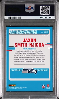 2023 Panini Donruss Optic 293 Jaxon Smith-njigba Green Velocity PSA 10