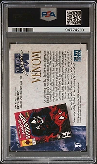 1992 Marvel Masterpieces 97 Venom PSA 9