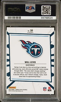 2023 Panini Donruss Optic My House! 20 Will Levis PSA 10