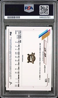 2021 Topps Npb 128 Yoshinobu Yamamoto PSA 10