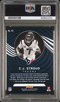 2023 Panini Illusions 43 Cj Stroud Retail PSA 9