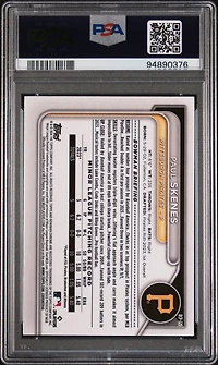 2024 Bowman Chrome Prospects Bcp125 Paul Skenes Blue Refractor PSA 10