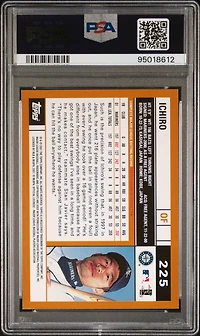 2002 Topps 225 Ichiro PSA 10