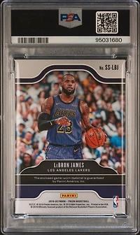 2019 Panini Prizm Sensational Swatches Lbj Lebron James PSA 10