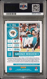 2019 Panini Contenders 186 Gardner Minshew Ii Autograph-playoff PSA 10