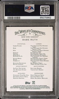 2023 Topps Allen & Ginter 85 Babe Ruth PSA 10