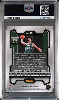 2023 Panini Prizm 131 Andre Jackson Jr. PSA 10