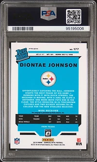 2019 Panini Donruss Optic 177 Diontae Johnson Autograph-bronze PSA 10