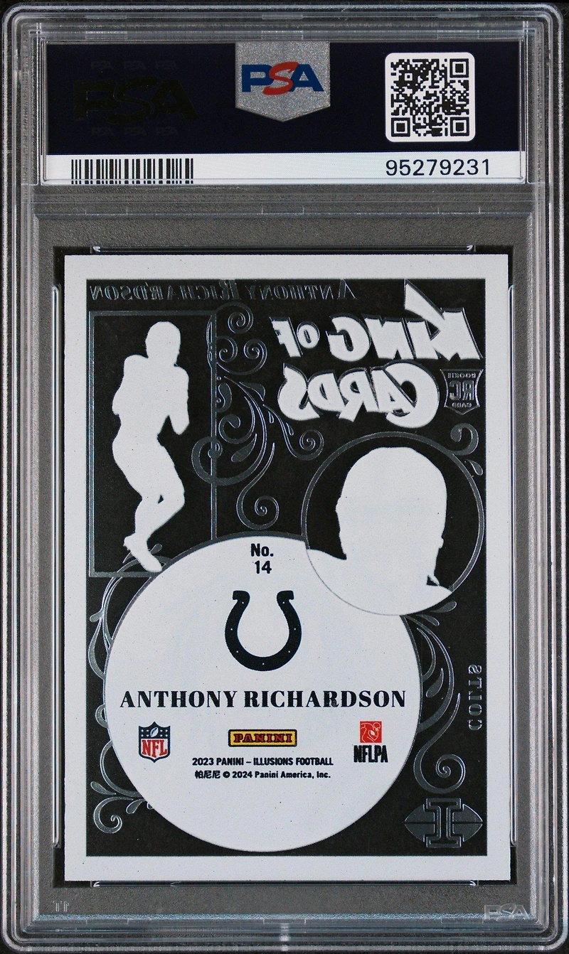 2023 Panini Illusions King Of Cards 14 Anthony Richardson PSA 10