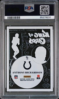 2023 Panini Illusions King Of Cards 14 Anthony Richardson PSA 10