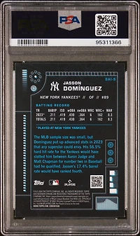 2024 Bowman Bowman Ai Bai8 Jasson Dominguez PSA 10