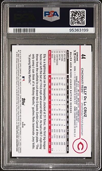 2024 Topps Chrome 44 Elly De La Cruz PSA 10
