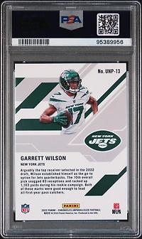 2022 Panini Chronicles Unparalleled Unp13 Garrett Wilson Diamond PSA 10