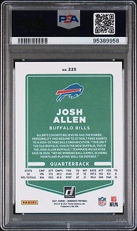 2021 Panini Donruss 225 Josh Allen Variation-press Proof Premium PSA 10