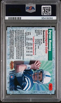 1998 Bowman's Best Best Performers Bp1 Peyton Manning PSA 9