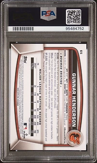 2023 Bowman 65 Gunnar Henderson PSA 10