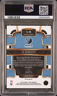 2023 Panini Select 65 Ja Morant Tie-dye Prizm PSA 10