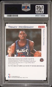 1997 Fleer 226 Tracy Mcgrady PSA 10