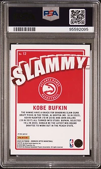 2023 Panini Donruss Optic Slammy! 12 Kobe Bufkin PSA 10
