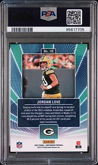 2023 Panini Contenders Winning Ticket 10 Jordan Love PSA 10