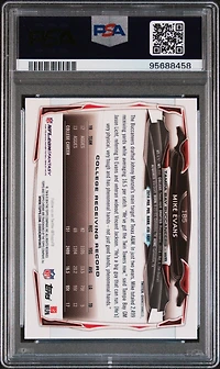 2014 Topps Chrome 185 Mike Evans Ball In Right Hand-refractor PSA 9