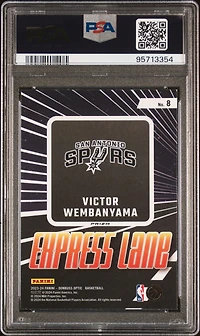 2023 Panini Donruss Optic Express Lane 8 Victor Wembanyama Purple PSA 10