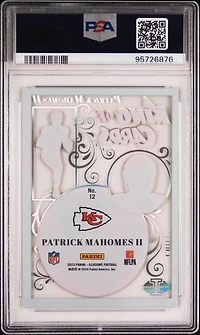 2023 Panini Illusions King Of Cards 12 Patrick Mahomes Ii Emerald PSA 9