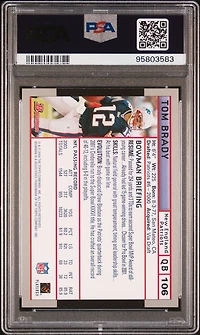 2004 Bowman 106 Tom Brady PSA 9
