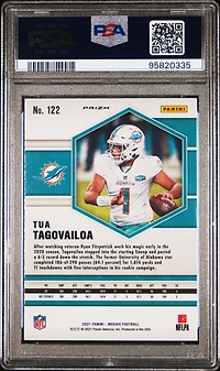 2021 Panini Mosaic 122 Tua Tagovailoa Genesis PSA 10