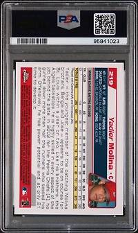 2004 Topps Chrome 219 Yadier Molina PSA 10