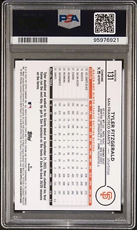 2024 Topps Chrome 131 Tyler Fitzgerald Refractor PSA 10