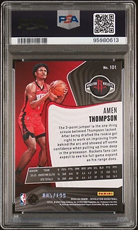 2023 Panini Revolution 101 Amen Thompson Red Swirl PSA 9
