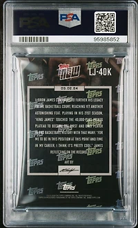2023 Topps Now Lj40k Lebron James PSA 10