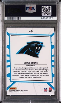 2023 Panini Donruss Optic My House! 5 Bryce Young PSA 10