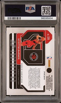 2021 Panini Prizm 320 Scottie Barnes Variation-silver Prizm PSA 10