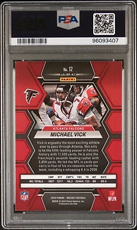2023 Panini Mosaic 12 Michael Vick Honeycomb PSA 9