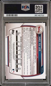 2023 Bowman Chrome Prospect Autographs Cpahl Hao Yu Lee Refractor PSA 9