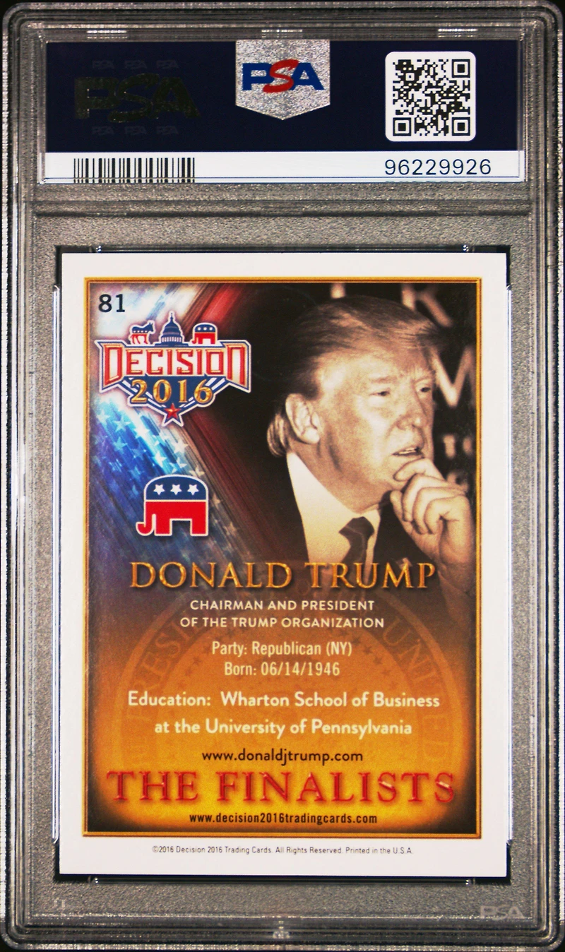 2016 Decision 2016 81 Donald Trump PSA 10