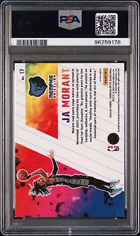 2023 Panini Donruss Optic Phazes 17 Ja Morant PSA 10