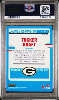2023 Panini Donruss Optic 243 Tucker Kraft Pink PSA 10