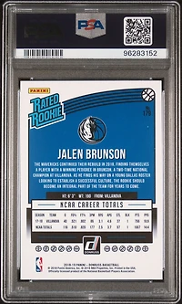 2018 Panini Donruss 179 Jalen Brunson PSA 10