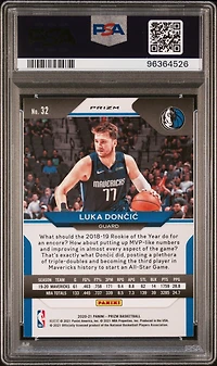 2020 Panini Prizm 32 Luka Doncic Red/white/blue Prizm PSA 9