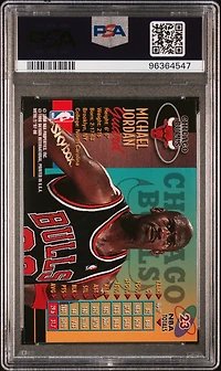 1997 Metal Universe Championship 23 Michael Jordan PSA 8