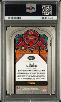 2018 Panini Prizm Stained Glass Sg-9 Sam Darnold PSA 10